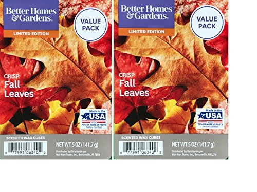 Better Homes and Gardens Crisp Fall Leaves Scented Wax Cubes 5oz – 2-Pack