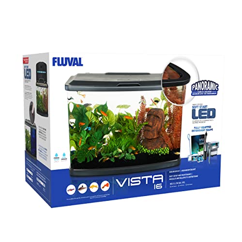 Fluval Vista Freshwater Aquarium Kit, 16 Gallon
