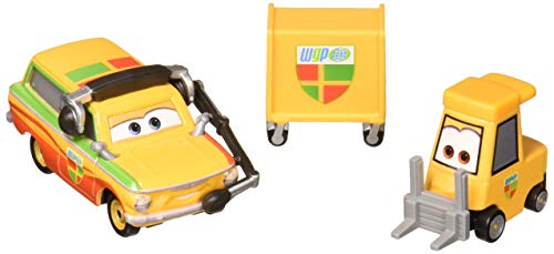 Disney Pixar Cars Character Rips Pitty & Crew Chief Vehicle, 2 Pack