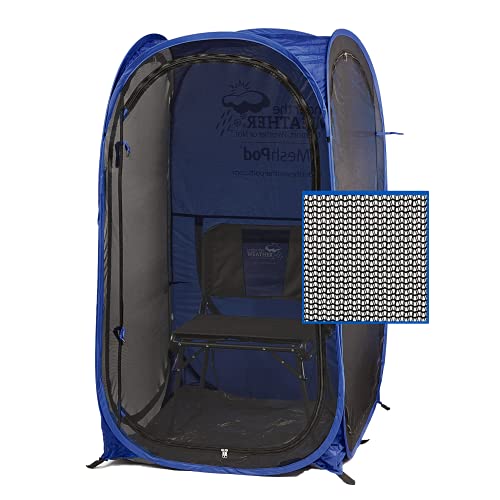 Under the Weather MyPod Mesh Ð Pop-Up 1-Person Mosquito Screen Tent Made with Fine Gauge, No-See-Um Proof Mesh – Navy