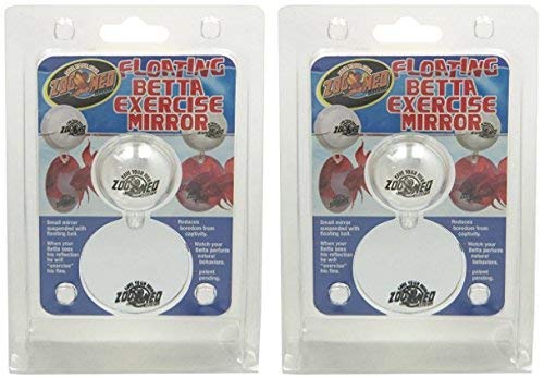 Zoo Med Floating Betta Exercise Mirror (2 Pack)