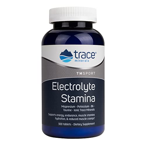 Trace Minerals | Electrolyte Stamina Tablets | Magnesium & Potassium to Promote Energy, Hydration & Muscle Endurance | May Reduce Cramps | Vegan, Gluten Free, Sugar Free | 600 Count (100-Day Supply)