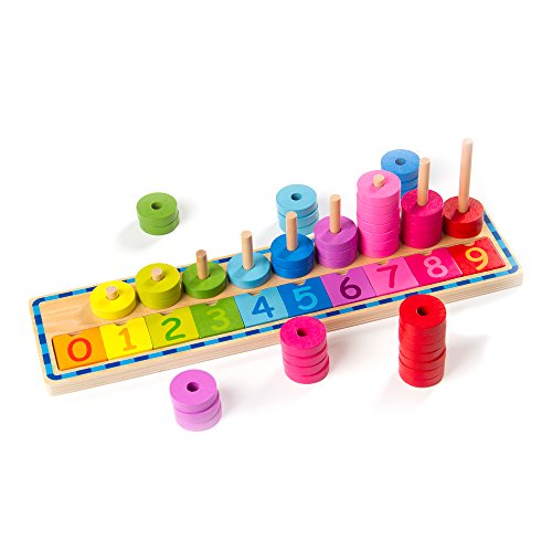 Fat Brain Toys Counting Stacker – Count and Sort Stacking Tower Baby Toys & Gifts for Babies | The Storepaperoomates Retail Market - Fast Affordable Shopping