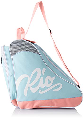Rio Roller Canvas and Beach Tote Bag, Multicolour (Teal/Coral)
