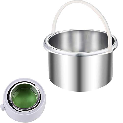 FIGHTART wax pot replacement for wax warmer inner pan tin container 500cc 14oz hair removal remover waxing can