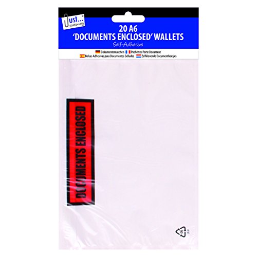 JustStationery A6″Document Enclosed” Wallet, 1280
