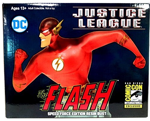 SDCC 2017 Exclusive DC Justice League Animated Flash (Speed Force Variant) Resin Bust