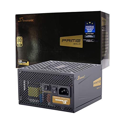 Seasonic PRIME 750 Gold SSR-750GD2 750W 80+ Gold ATX12V & EPS12V Full Modular 135mm FDB Fan Power On Self Tester Power Supply