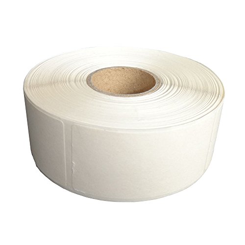 L LIKED Blank White 1 x 2 Inch Dissolvable Labels for Food Rotation Prep roll of 500 (1 Rolls)