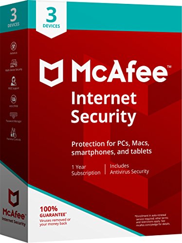 McAfee 2018 Internet Security – 3 Devices [Obsolete]