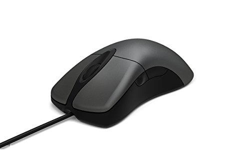 Microsoft Classic Intellimouse – Gray. Ultra-Slim and Lightweight, Comfortable Ergonomic Design, Wired, USB Mouse for PC/Laptop/Desktop