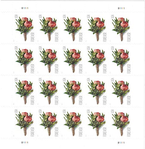 USPS Celebration Boutonniere Forever Stamp (2 Sheets, 40 Stamps) | The Storepaperoomates Retail Market - Fast Affordable Shopping