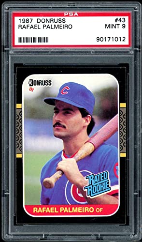 Rafael Palmeiro PSA GRADED 9 (Baseball Card) 1987 Donruss – [Base] #43