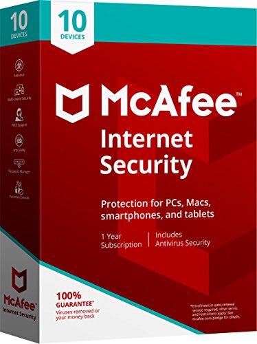 McAfee 2018 Internet Security – 10 Devices [Obsolete]