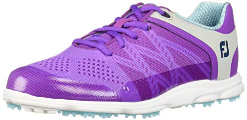 FootJoy Women’s Sport SL-Previous Season Style Golf Shoes Purple 6.5 M Light Blue, US