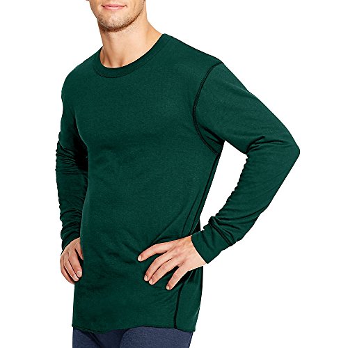 Duofold Men’s Mid-Weight Wicking Crew Neck Top, Forest Grove, X Large