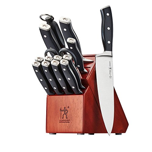 HENCKELS Forged Accent Razor-Sharp 15-Piece Knife Set with Block, German Engineered Knife Informed by over 100 Years of Mastery