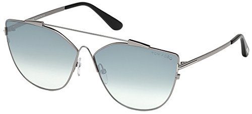 Tom Ford FT0563 14X Shiny Light Ruthenium Jacquelyn Pilot Sunglasses Lens Categ | The Storepaperoomates Retail Market - Fast Affordable Shopping