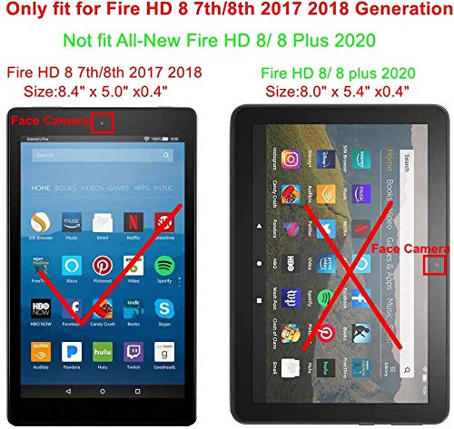 Famavala Folio Case Cover for PREVIOUS Generation 8″ Fire HD 8 Tablet [8th / 7th / 6th Generation 2018/2017 / 2016 Release ] (BlueSky) | The Storepaperoomates Retail Market - Fast Affordable Shopping