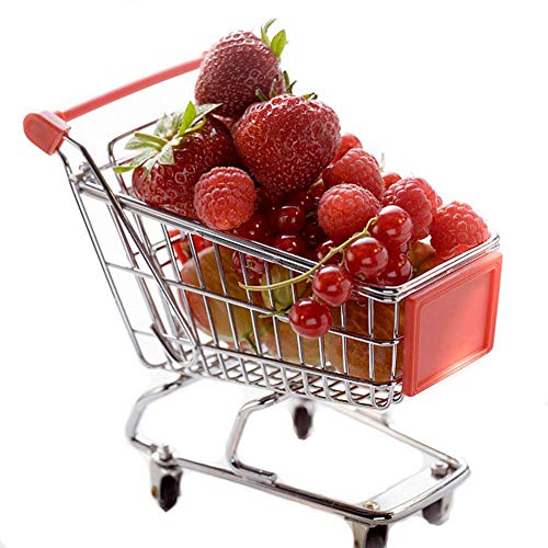 Mini Supermarket Handcart, Shopping Cart Shopping Utility Cart Mode Desk Storage Toy Holder Desk Accessory, Color Random | The Storepaperoomates Retail Market - Fast Affordable Shopping