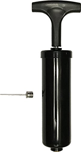 Therapist’s Choice 7” Hand Pump Air Inflator for Sports Balls & Stability Discs, Needle Included