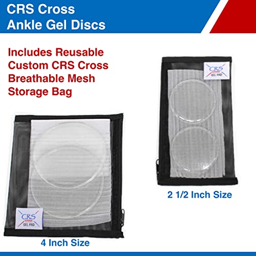 CRS Cross Ankle Gel Discs – 2 1/2 inch Ankle Gel Pads. Cushion and Protection for Ice Skating, Hockey, Roller skating, Inline, Hiking, Riding, and Ski Boots. | The Storepaperoomates Retail Market - Fast Affordable Shopping