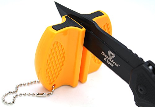 Snake Eye Tactical Dual Stage Portable Knife Sharpener Outdoors Camping Hunting Fishing