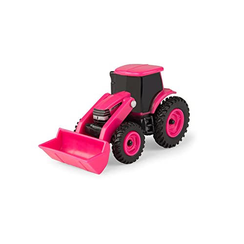 ERTL 1/64 Collect N Play Case IH Pink Tractor with Loader