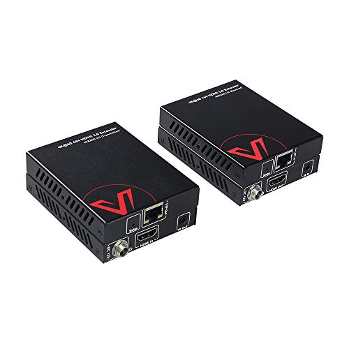 AV Access 4K HDMI Extender Over Single Cat5e/6/6a/7 4K@60Hz up to 115ft, 1080P up to 164ft, HDR10+, HDMI 2.0 YUV4:4:4, HDCP 2.2, 18Gbps, Plug & Play, IR Return & PoE, Smart EDID | The Storepaperoomates Retail Market - Fast Affordable Shopping