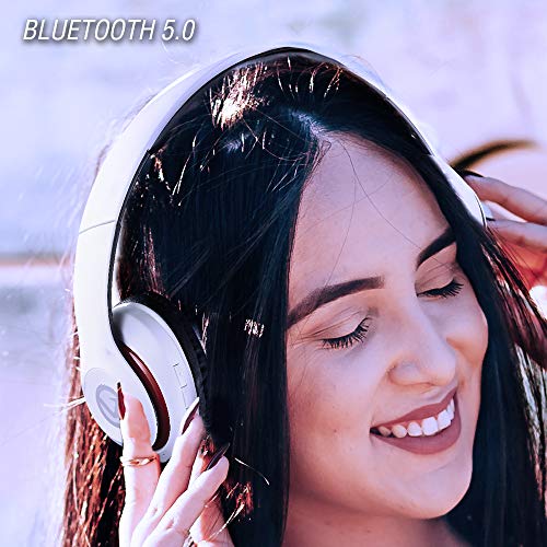 Volkano Impulse Series True Wireless Stereo Headphones – Bluetooth Connected Wireless Headphones with Multi-functional Buttons – Folding Bluetooth Headphones with Microphone, Wireless Headphones White | The Storepaperoomates Retail Market - Fast Affordable Shopping