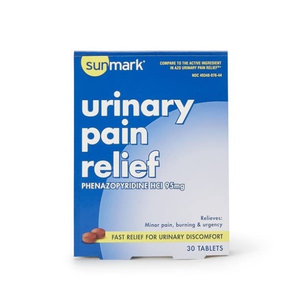 Sunmark Urinary Pain Relief Tablets – 30 Tablets, Pack of 2
