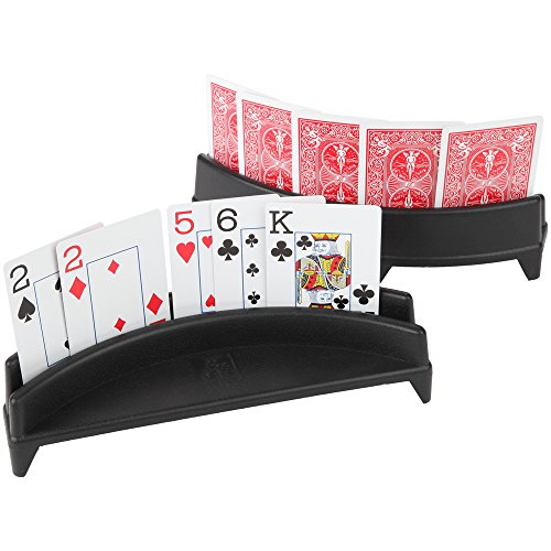 Home-X Playing Card Holder, Set of 2 (Cards not Included)