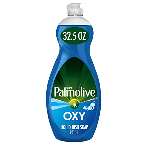 Palmolive Ultra Dishwashing Liquid Dish Soap, Oxy Power Degreaser – 32.5 Fl Oz (Pack of 4)
