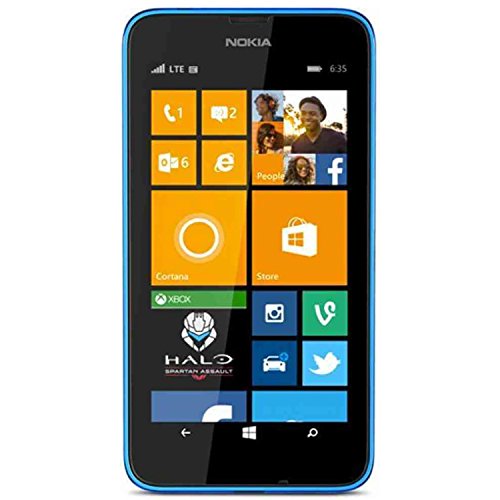 Nokia Lumia 635 RM-975 Unlocked GSM Windows 8.1 Quad-Core Smartphone – Blue