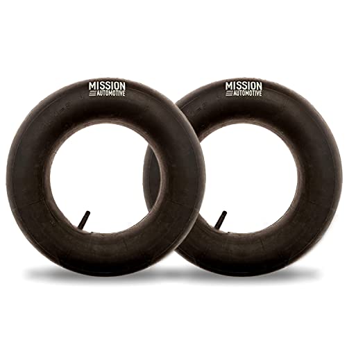 Premium Replacement Tire Inner Tubes with TR-13 Valve Stem – 2 Pack – 15×6.00-6″- Great for Riding Mowers, Lawn Mowers, Go Karts, and Golf Carts – Utility Tools – Mission Automotive