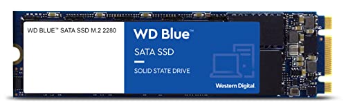 Western Digital 500GB WD Blue 3D NAND Internal PC SSD – SATA III 6 Gb/s, M.2 2280, Up to 560 MB/s – WDS500G2B0B