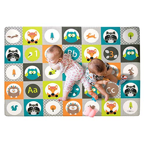 bblüv – Mülti – Soft, Reversible and Safe Playmat – Water Resistant, Indoor and Outdoor Use (Tiles)
