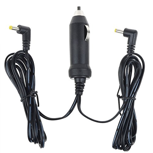 K-Mains Car Auto DC Cigarette Power Supply Power Cord Power Cable Charger for Phillips/Sylvania/Insignia Dual Screen Portable DVD Player Series