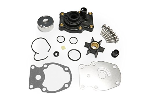 Johnson Evinrude OMC Water Pump Kit With Housing Replacement （1980-UP）20 25 30 35HP Sierra 18-3382 393630 0393630 Outboard Motor Parts