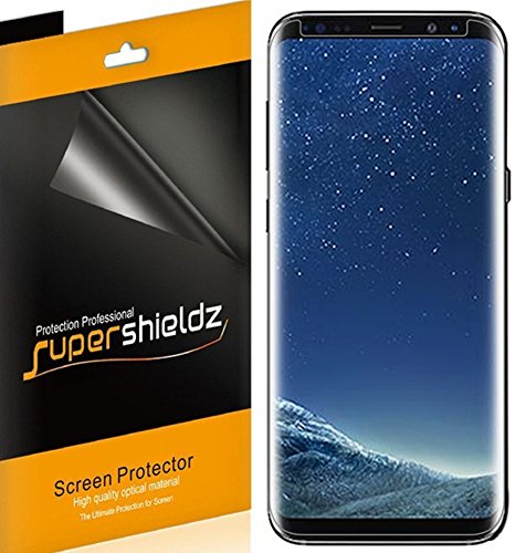 Supershieldz (2 Pack) Designed for Samsung (Galaxy S8) Screen Protector, (Case Friendly) High Definition Clear Shield