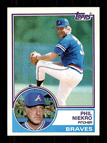 Baseball MLB 1983 Topps #410 Phil Niekro Braves | The Storepaperoomates Retail Market - Fast Affordable Shopping