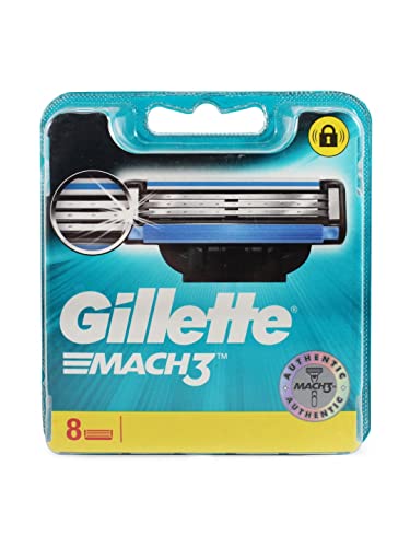 Gillette Mach 3-8 Count (1 x 8 Pack)