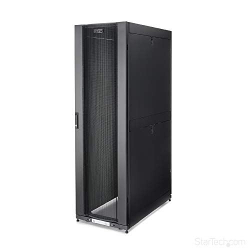 StarTech.com 42U Server Rack Cabinet – 4-Post Adjustable Depth (3″ to 35″) IT Network Equipment Rack Enclosure with Casters/Vented/Locking /3315lb /Dell PowerEdge HP ProLiant ThinkServer (RK4242BK24)
