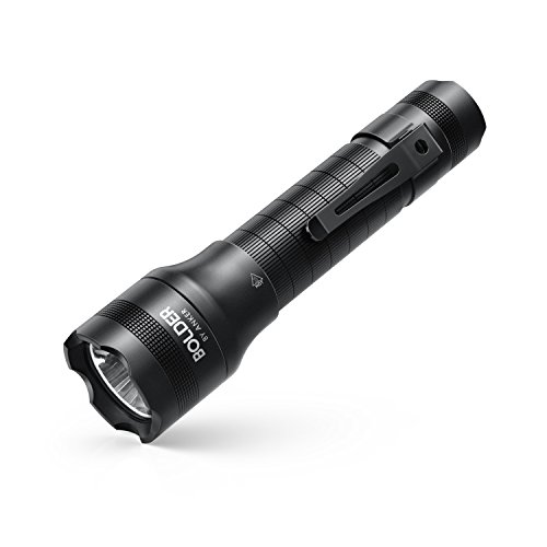 Anker Rechargeable Bolder LC40 Flashlight, LED Torch, Super Bright 400 Lumens CREE LED, IPX5 Water Resistant, 5 Modes High/Medium/Low/Strobe/SOS, Indoor/Outdoor (Camping, Hiking and Emergency Use)