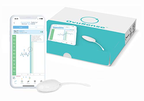OvuCore by OvuSense – Real Time Ovulation Test & Predictor, Fertility Monitor Kit with Tracking App Included, Clinically Proven Accuracy Even for Irregular Cycles and PCOS