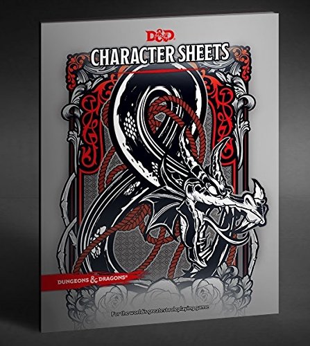 Dungeons & Dragons – Character & Spell Sheets with Premium Folder (5th Edition)