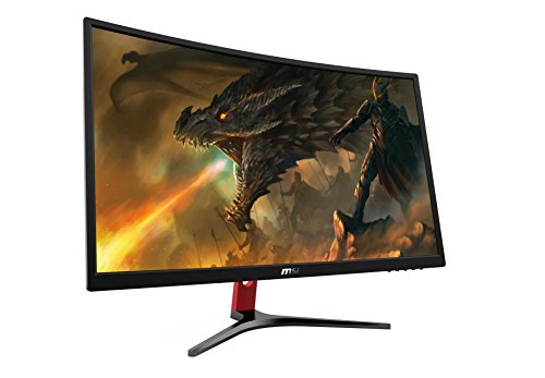 MSI Full HD FreeSync Gaming Monitor 24″ Curved non-Glare 1ms LED Wide Screen 1920 x 1080 144Hz Refresh Rate (Optix G24C)