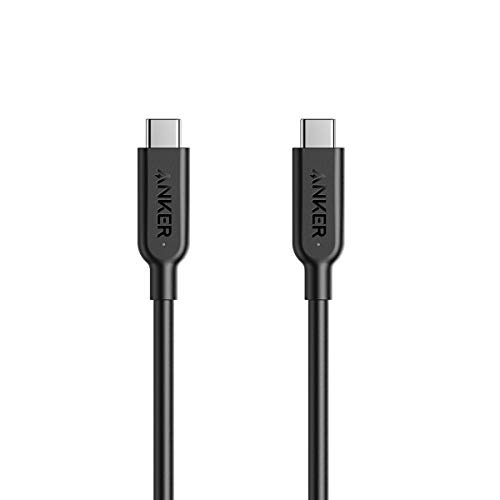 Anker Powerline II USB-C to USB-C 3.1 Gen 2 Cable (3ft) with Power Delivery, for Apple MacBook, Huawei Matebook, iPad Pro 2020, Chromebook, Pixel, Switch, and More Type-C Devices/Laptops