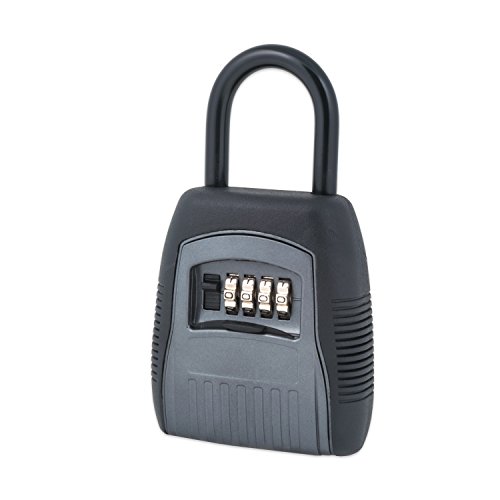 KeyGuard SL-502 Heavy Duty Key Storage Lock Box with Up to 10,000 Combinations, Black