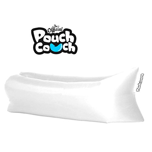 The Pouch Couch in White Easy to Inflate